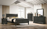 Louis Philippe Bed Model Cm7866Gy-Full Bed By Furniture Of America